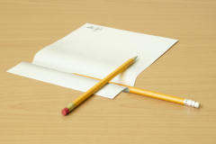 Der Bleistift verschwindet, 2019, surreale Fotomontage mit Zeichnung, 30 cm x 40 cm, Wolfram Keller  