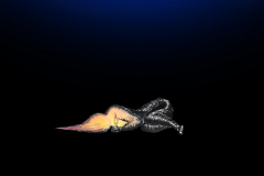 Manchmal muß man allein sein, 2020, surreale Fotomontage mit Zeichnung, 30 cm x 40 cm, Wolfram Keller  