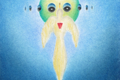 Poesie des ungewollten Ablebens, Handzeichnung, 2015, Bleistift und Pastell auf Papier, 29,7cm x 21cm, Wolfram Keller